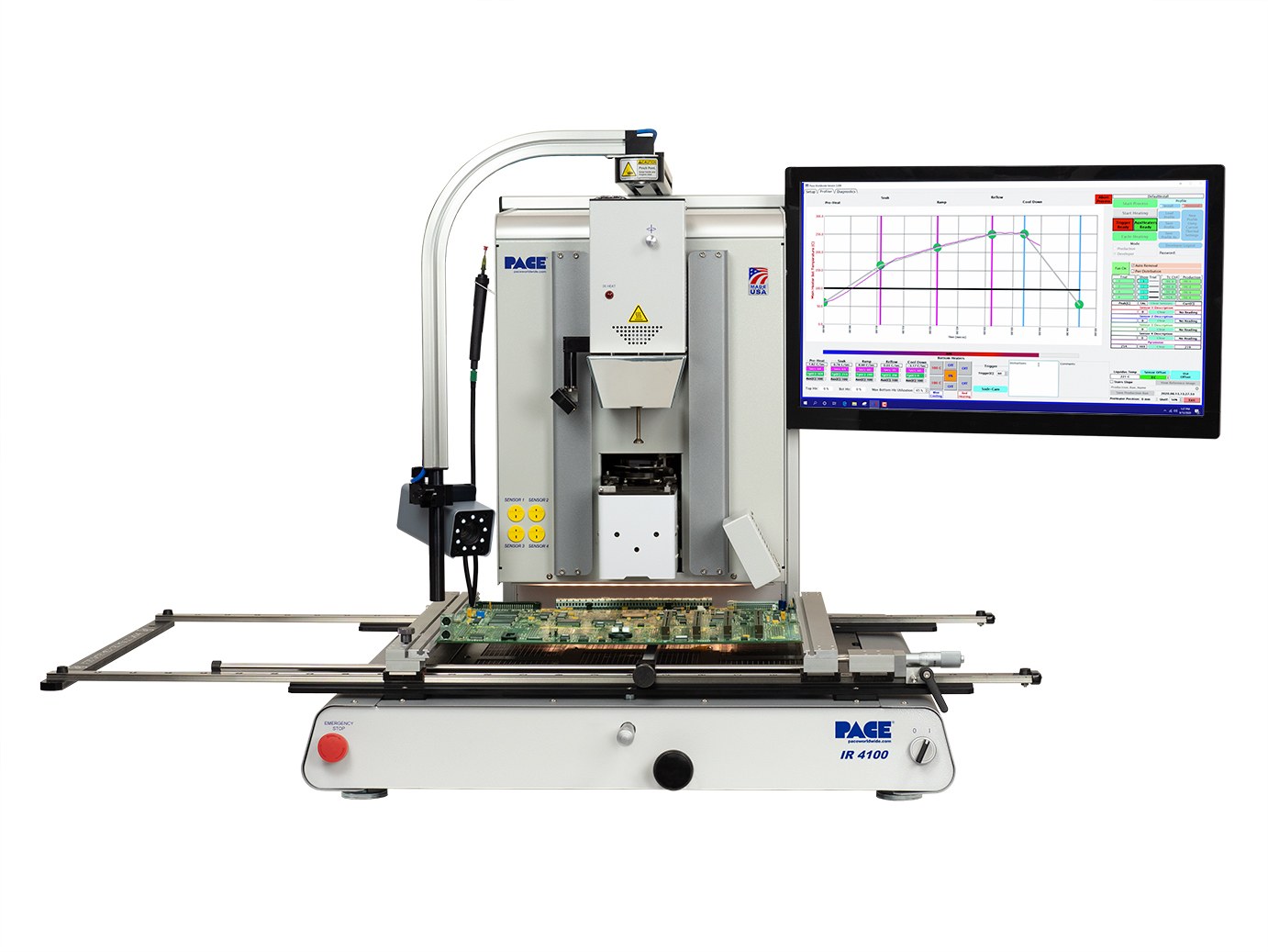 Trạm sửa chữa BGA hồng ngoại PACE IR4100